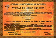 Atestat de liberă practică